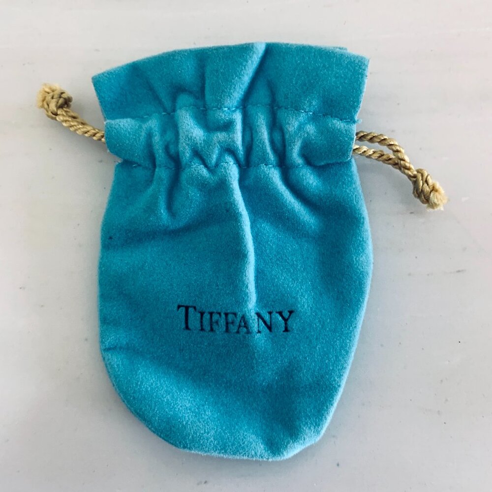 TIFFANY Pouch Bag Jewelry Gift Velvet Drawstring Bag Tiffany Blue